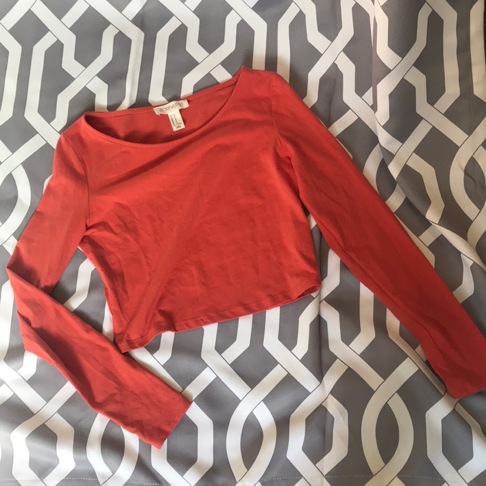Crop top long sleeve
